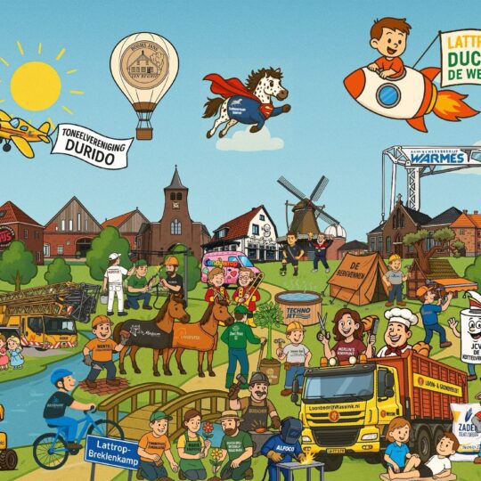 🧩 Lattrop Puzzel – “Groeten uit Lattrop”