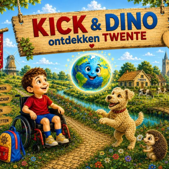 Pre Order: Boek Kick & Dino ontdekken Twente