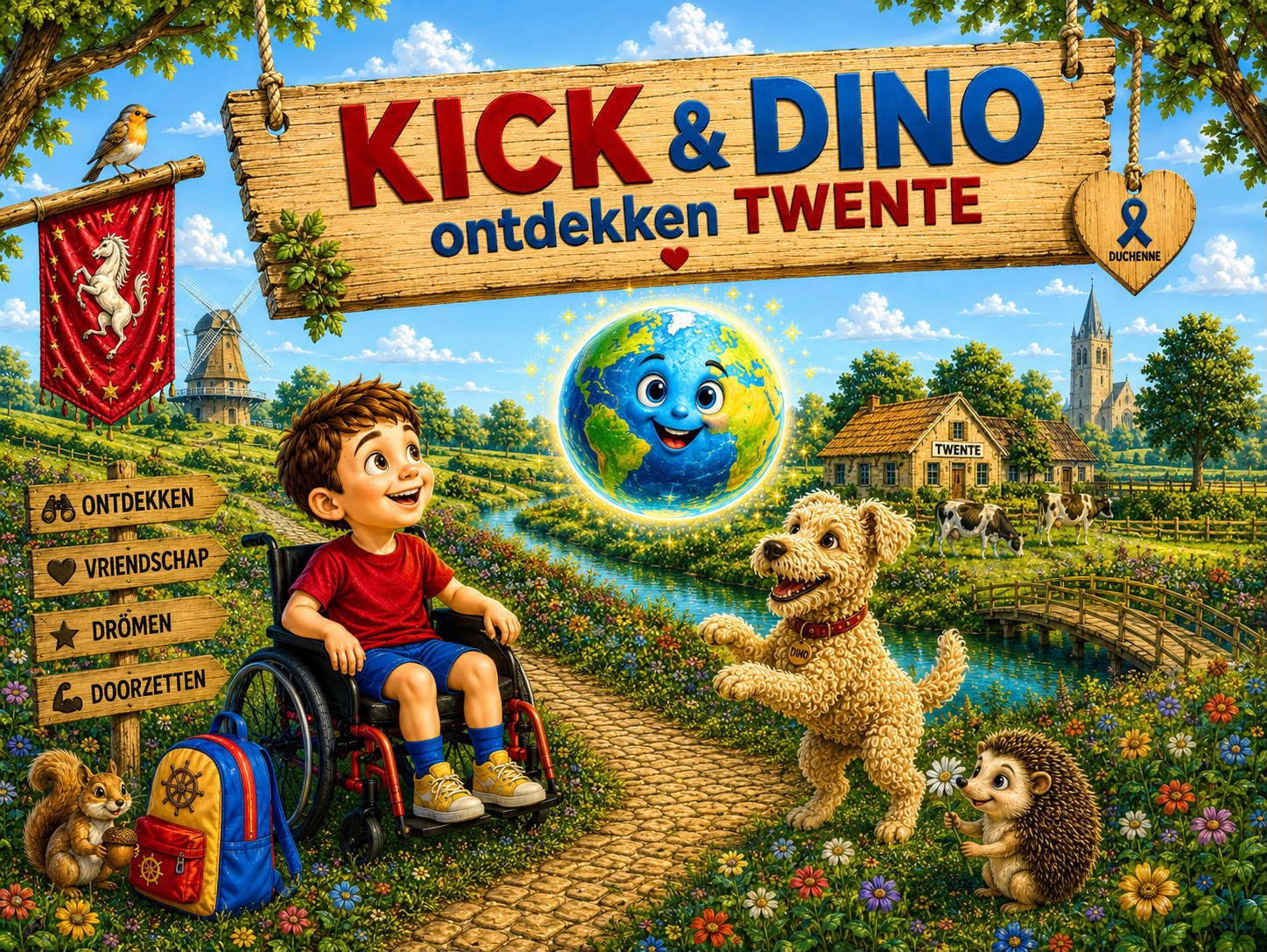 Pre Order: Boek Kick & Dino ontdekken Twente